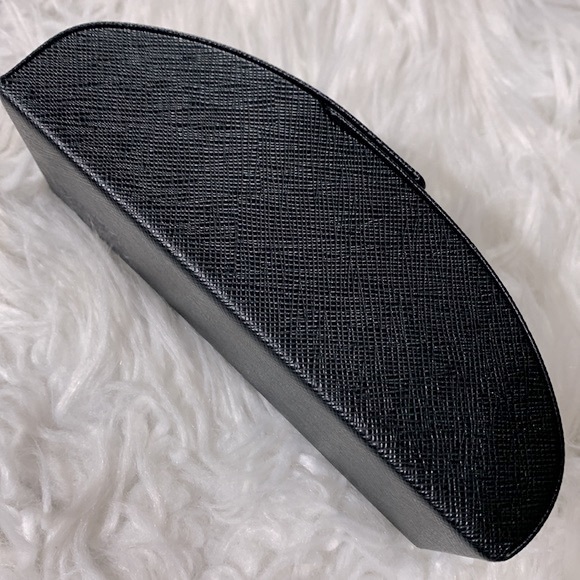 PRADA eyewear case textured velvet lined Prada microfiber cloth magnetic closure - Picture 6 of 12